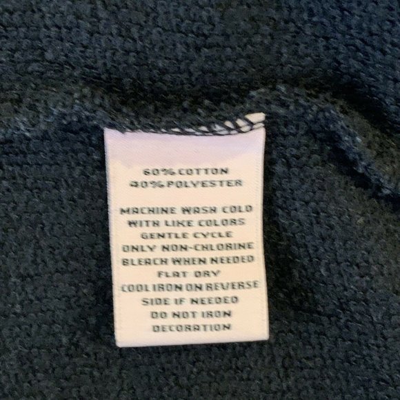 Juicy Couture Black I Am So Fancy Rhinestones Sequins Crewneck Sweatshirt Top S - Picture 8 of 9